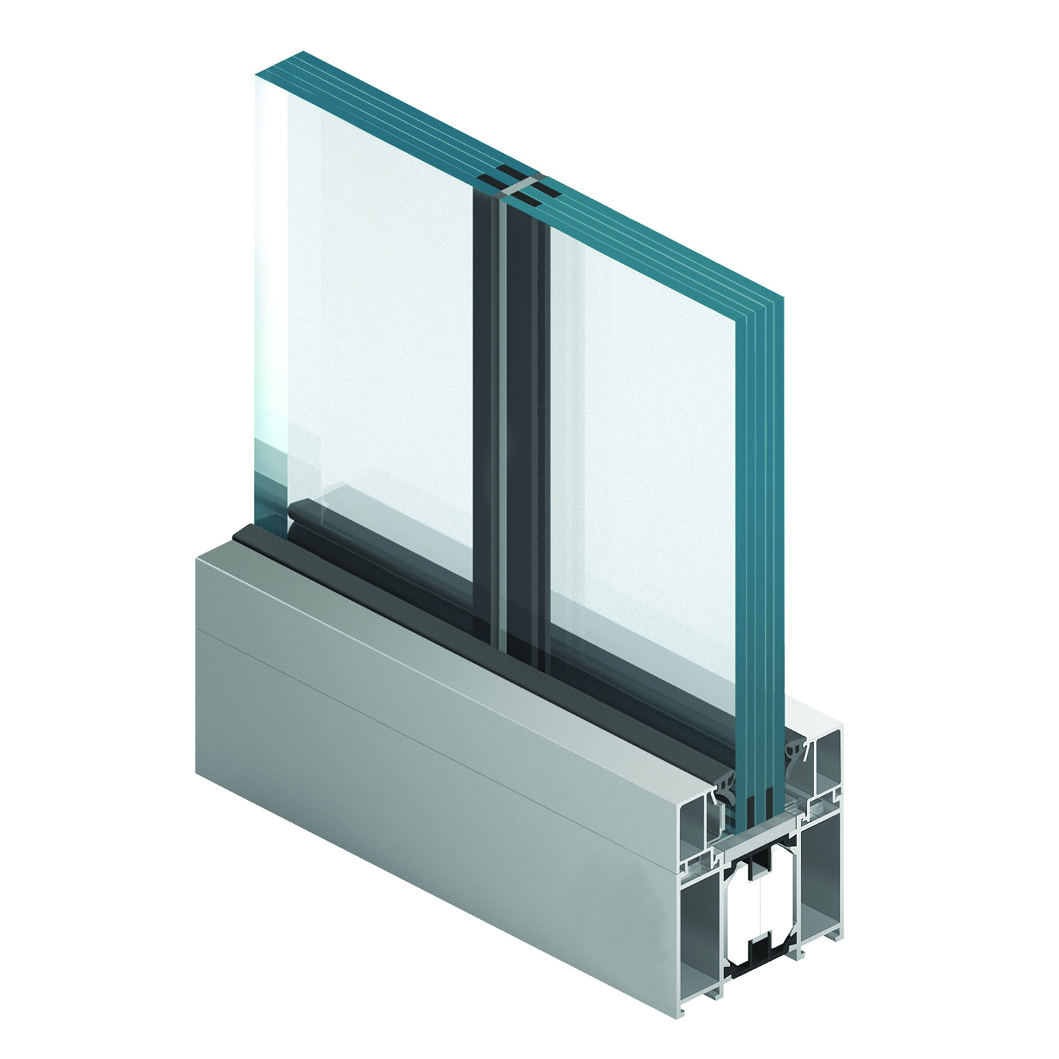 Fire and Heat Resistant Glass Doors 65 mm