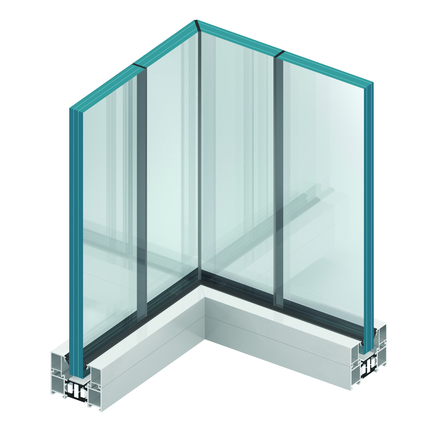 Fire and Heat Resistant Glass Doors 65 mm Alternate