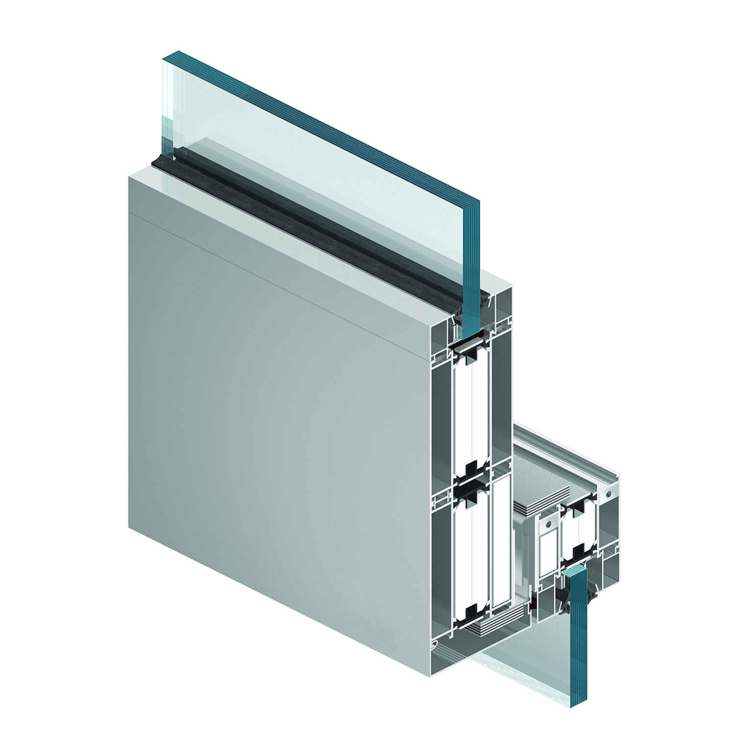 Fire Resistant Sensor Glass Door